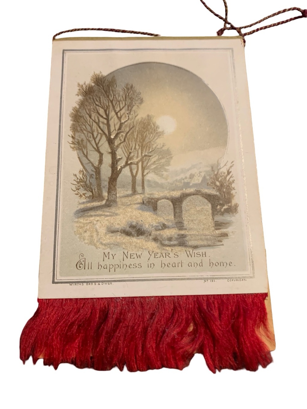 Vintage Booklet Around The Yule Log Poetry Early 20th‎ Published By H.S. Date